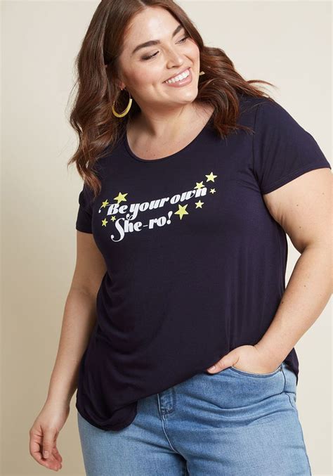 cute plus size graphic tees.